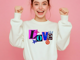 Love Sweatshirt - Cozy Valentine's Gift for Him & Her | Unique Anniversary & Romantic Apparel