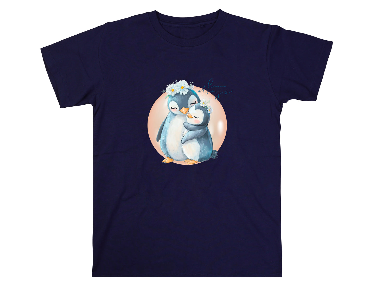 Love always penguins Shirt, Cute Penguin T-Shirt For Women, Penguin Lovers Shirt, Penguins, Mama Gift, Mommy Shirt