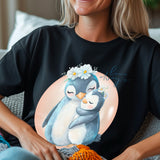 Love always penguins Shirt, Cute Penguin T-Shirt For Women, Penguin Lovers Shirt, Penguins, Mama Gift, Mommy Shirt