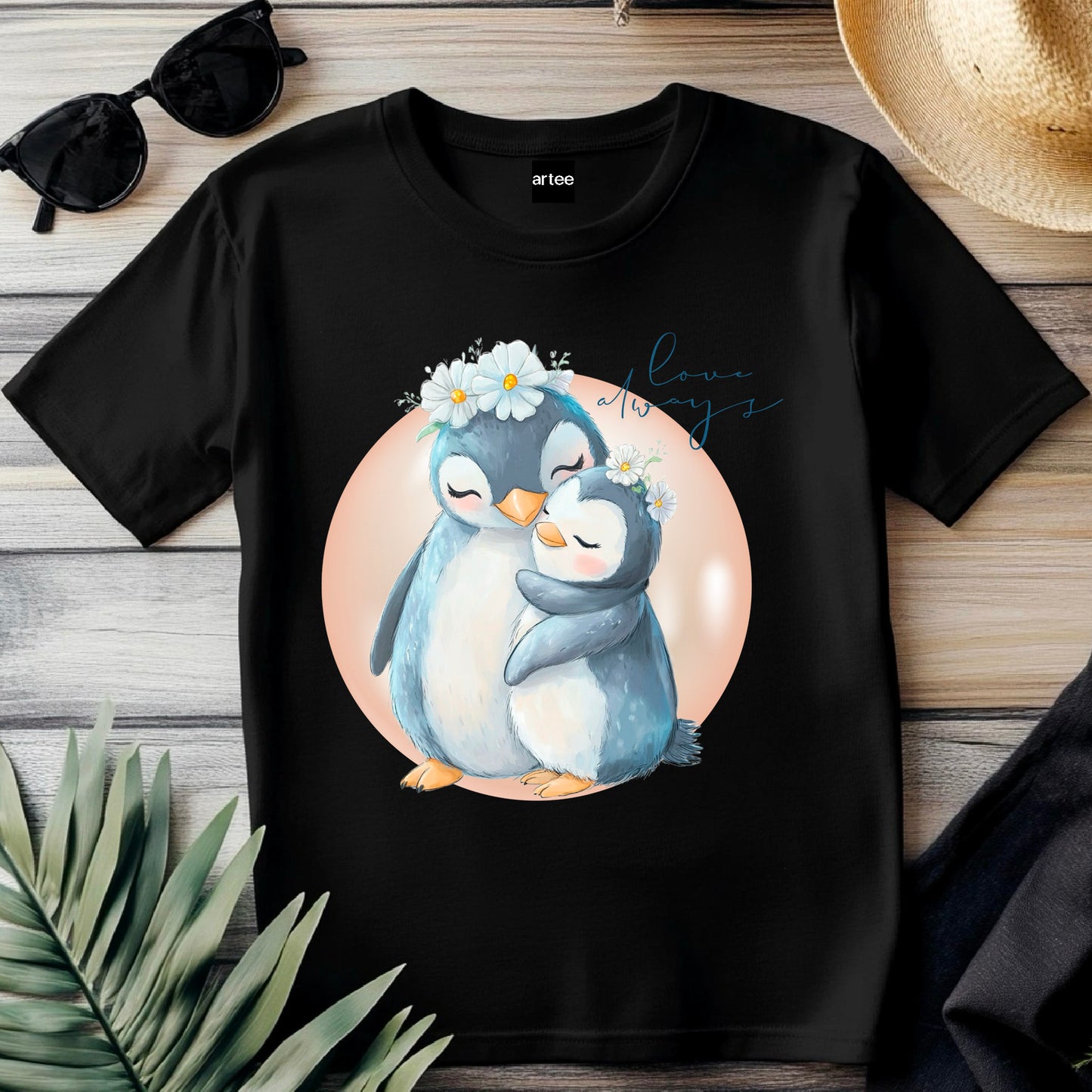 Love always penguins Shirt, Cute Penguin T-Shirt For Women, Penguin Lovers Shirt, Penguins, Mama Gift, Mommy Shirt