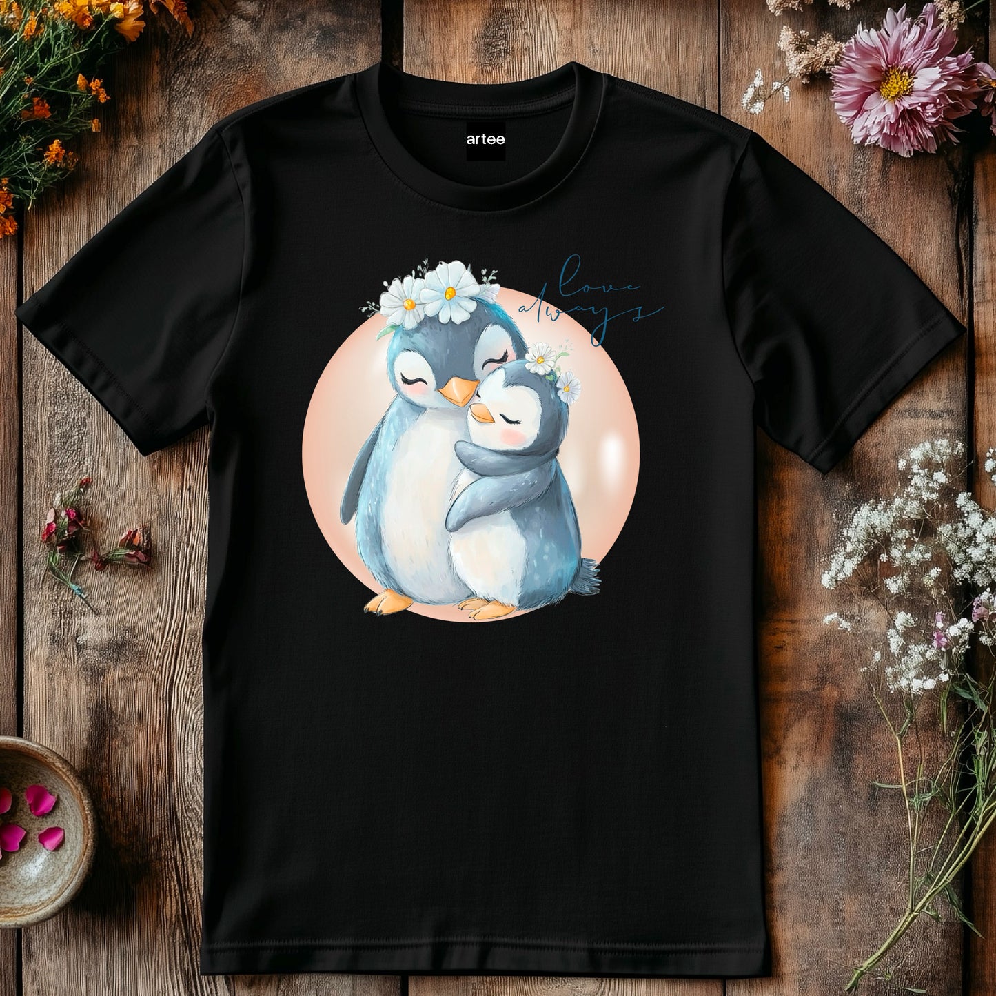 Love always penguins Shirt, Cute Penguin T-Shirt For Women, Penguin Lovers Shirt, Penguins, Mama Gift, Mommy Shirt