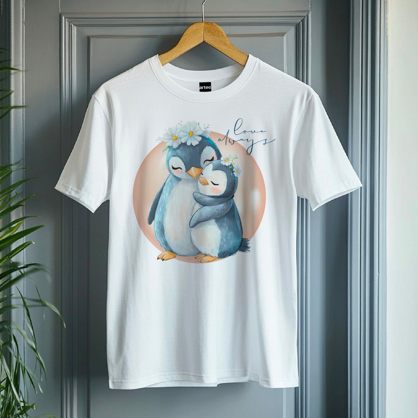 Love always penguins Shirt, Cute Penguin T-Shirt For Women, Penguin Lovers Shirt, Penguins, Mama Gift, Mommy Shirt