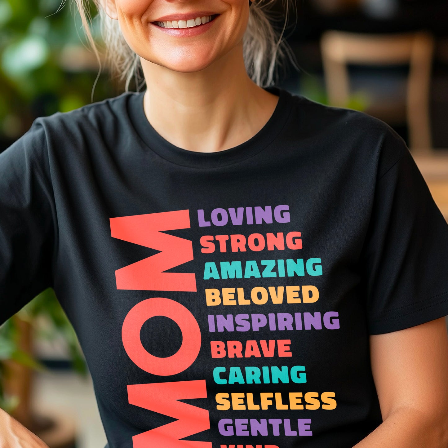 Mother Acrostic T-Shirt, Amazing Loving Strong Happy Beauty Gracious Shirt, Mother's Day Gift Shirt, Gift For Mom, Mom Shirt, Mom Life Tee