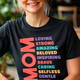 Mother Acrostic T-Shirt, Amazing Loving Strong Happy Beauty Gracious Shirt, Mother's Day Gift Shirt, Gift For Mom, Mom Shirt, Mom Life Tee