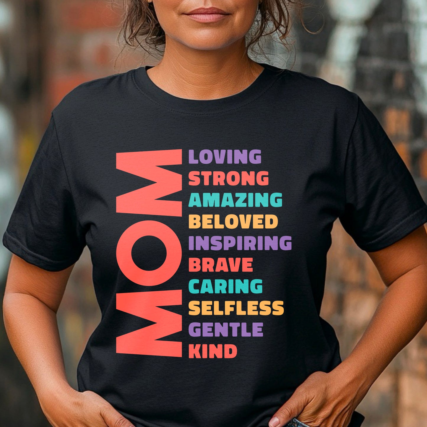 Mother Acrostic T-Shirt, Amazing Loving Strong Happy Beauty Gracious Shirt, Mother's Day Gift Shirt, Gift For Mom, Mom Shirt, Mom Life Tee