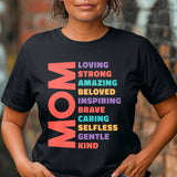 Mother Acrostic T-Shirt, Amazing Loving Strong Happy Beauty Gracious Shirt, Mother's Day Gift Shirt, Gift For Mom, Mom Shirt, Mom Life Tee