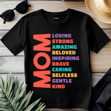 Mother Acrostic T-Shirt, Amazing Loving Strong Happy Beauty Gracious Shirt, Mother's Day Gift Shirt, Gift For Mom, Mom Shirt, Mom Life Tee