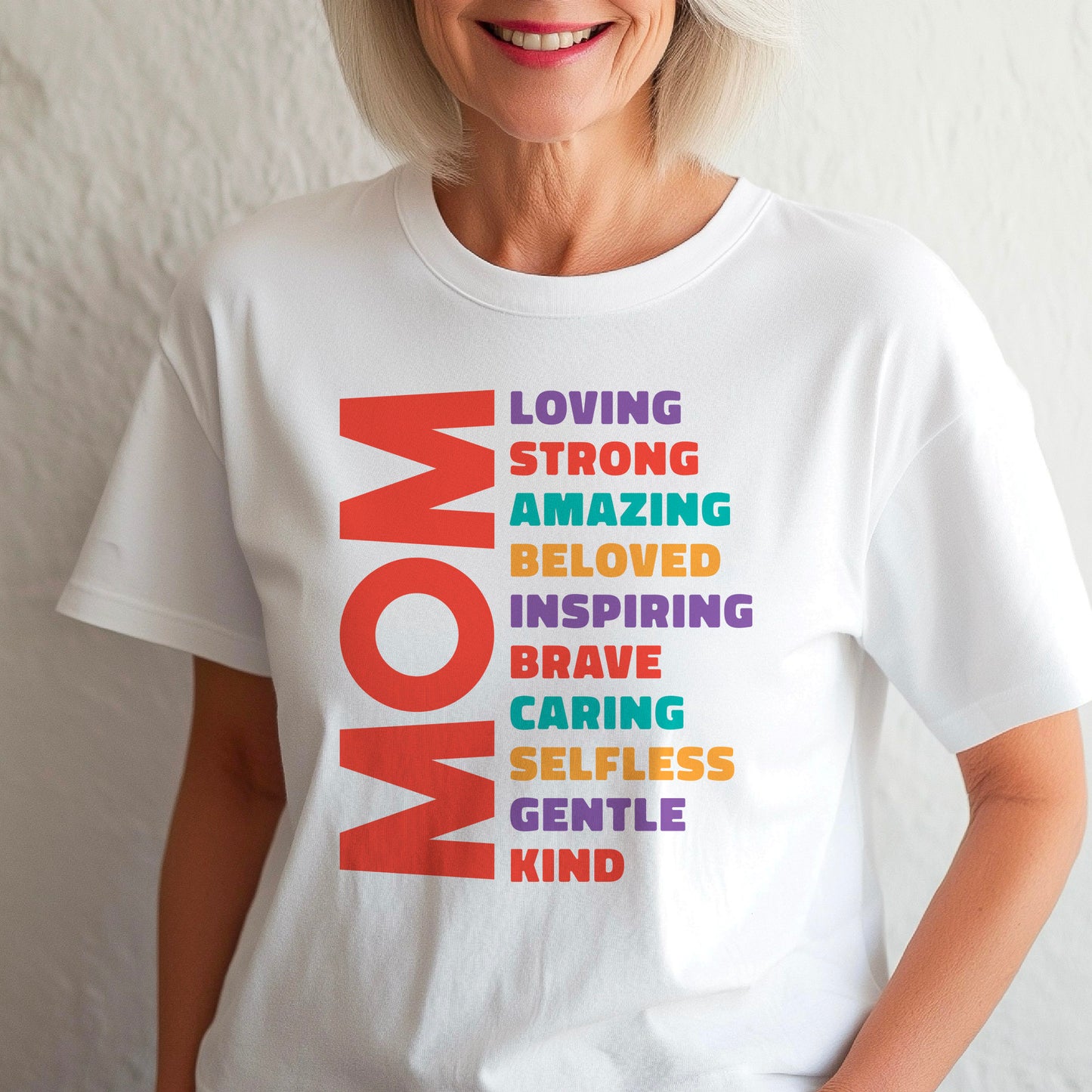 Mother Acrostic T-Shirt, Amazing Loving Strong Happy Beauty Gracious Shirt, Mother's Day Gift Shirt, Gift For Mom, Mom Shirt, Mom Life Tee