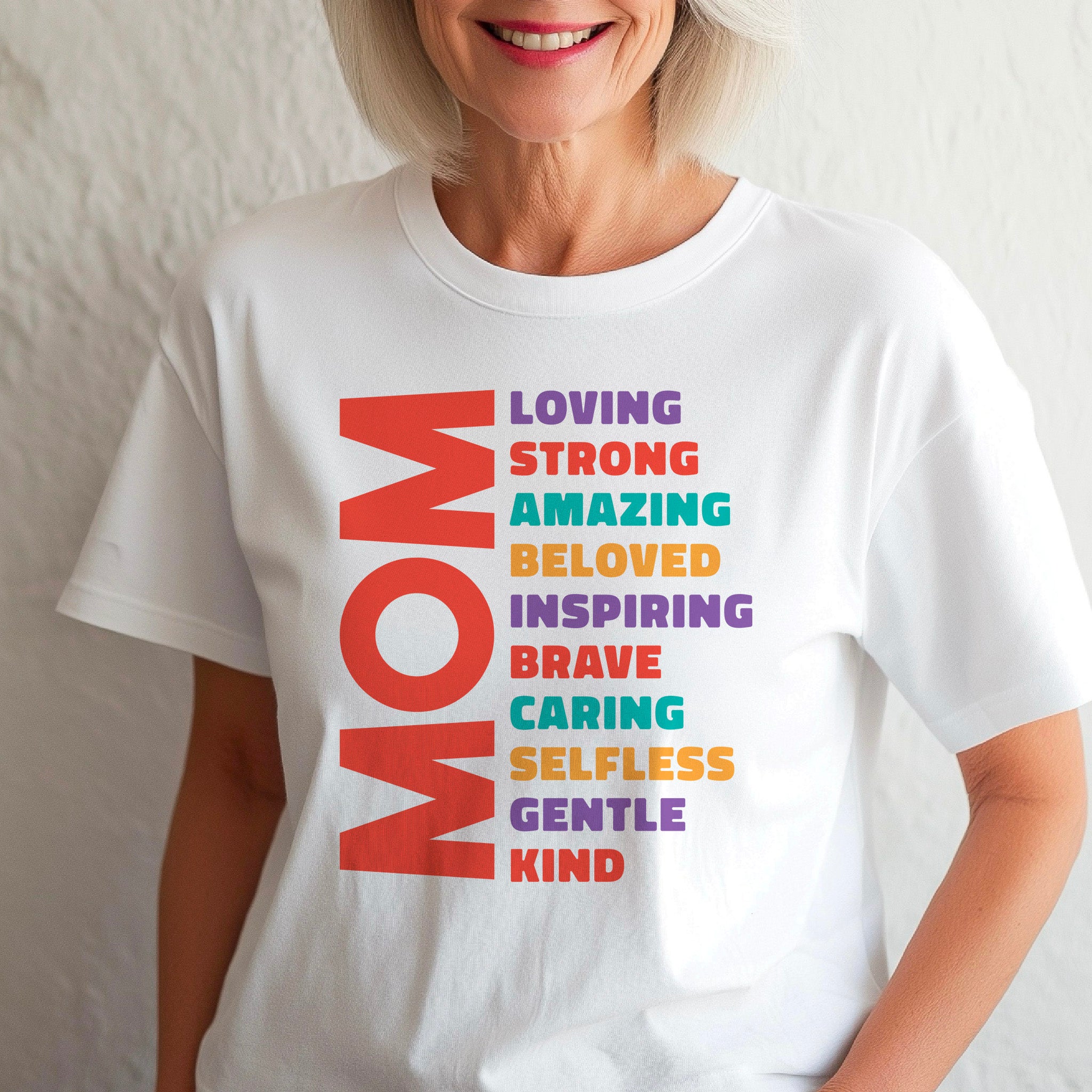 Mother Acrostic T-Shirt, Amazing Loving Strong Happy Beauty Gracious Shirt, Mother's Day Gift Shirt, Gift For Mom, Mom Shirt, Mom Life Tee