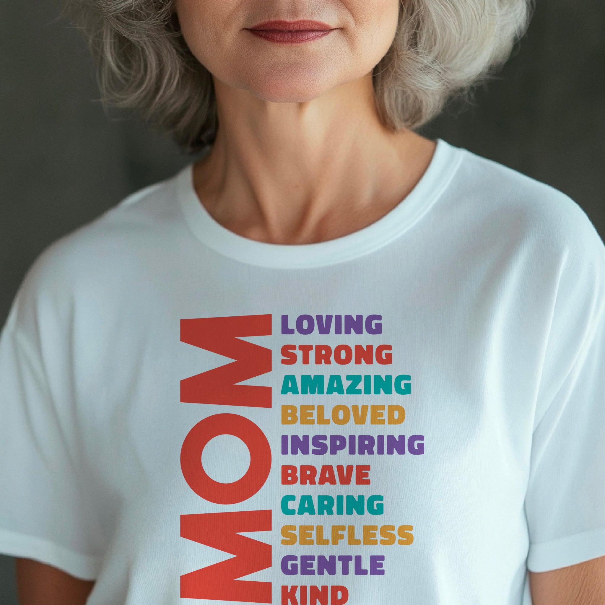 Mother Acrostic T-Shirt, Amazing Loving Strong Happy Beauty Gracious Shirt, Mother's Day Gift Shirt, Gift For Mom, Mom Shirt, Mom Life Tee