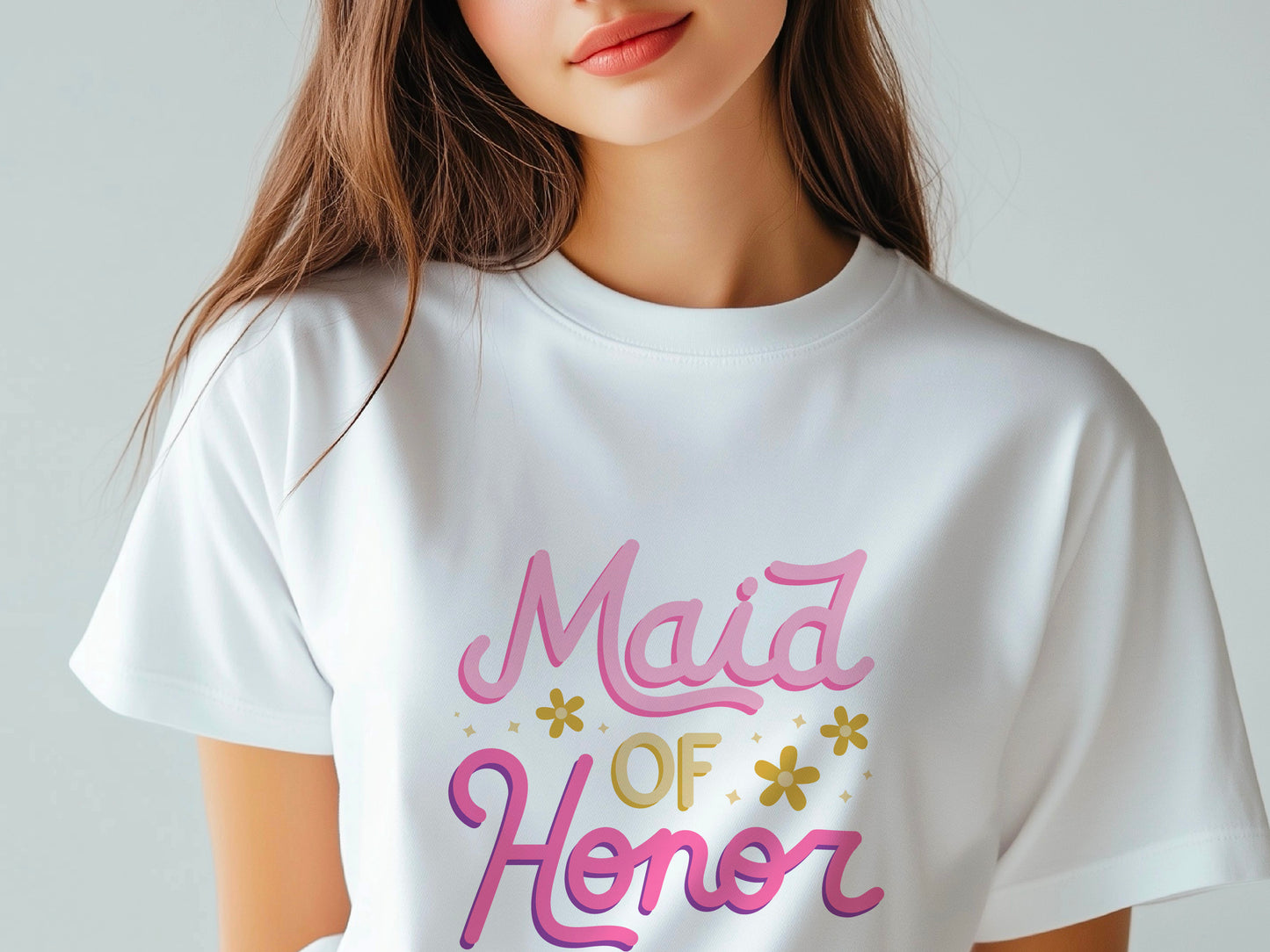 Maid of Honor T-Shirt – Bridal Party Shirt – Bridesmaid Proposal Gift – Wedding T-Shirt – Bachelorette Party Tee