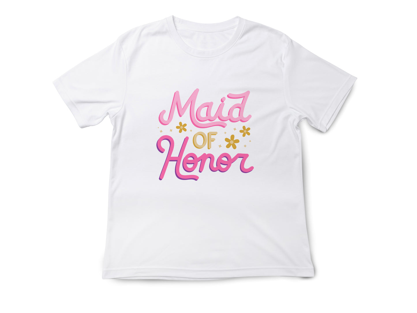 Maid of Honor T-Shirt – Bridal Party Shirt – Bridesmaid Proposal Gift – Wedding T-Shirt – Bachelorette Party Tee