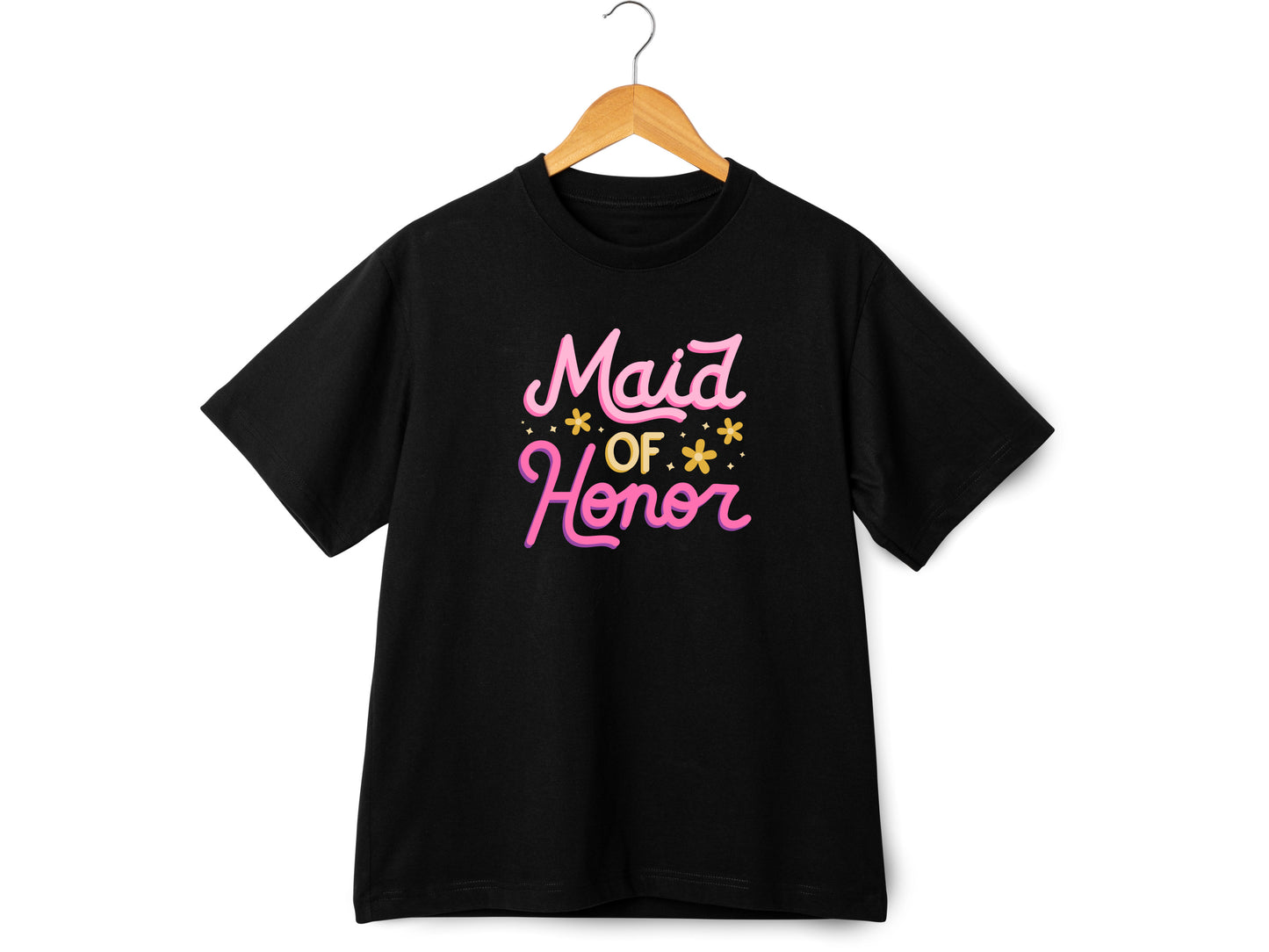 Maid of Honor T-Shirt – Bridal Party Shirt – Bridesmaid Proposal Gift – Wedding T-Shirt – Bachelorette Party Tee