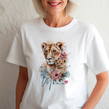 Mama lion watercolour T-shirt, lion and lioness shirt Tshirt, Mothers Day Shirt