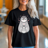 Mama Penguin Shirt, Cute Penguin T-Shirt For Women, Penguin Lovers Shirt, Aquatic Flightless Bird Shirt, Penguins, Mama Gift, Mommy Shirt