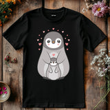 Mama Penguin Shirt, Cute Penguin T-Shirt For Women, Penguin Lovers Shirt, Aquatic Flightless Bird Shirt, Penguins, Mama Gift, Mommy Shirt
