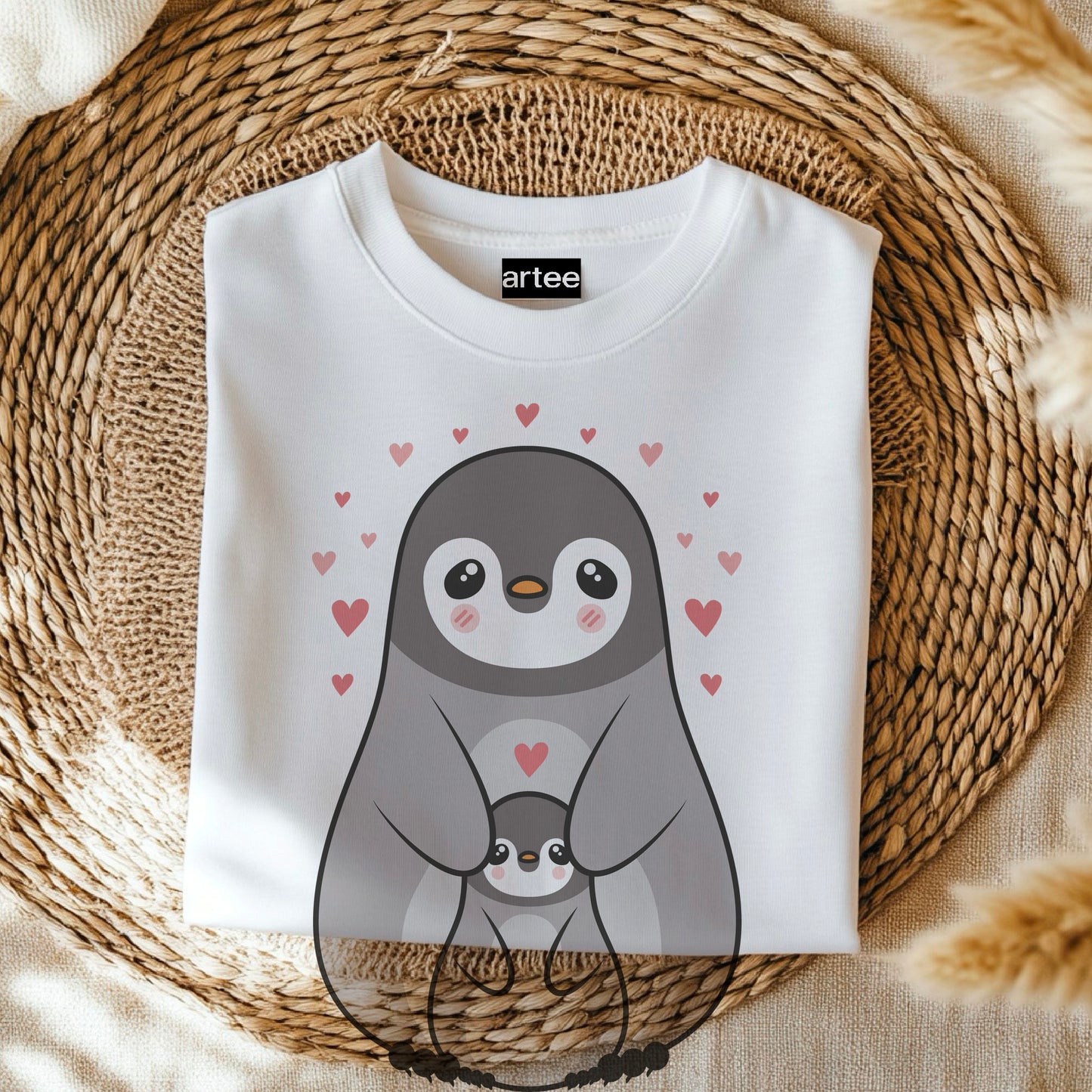 Mama Penguin Shirt, Cute Penguin T-Shirt For Women, Penguin Lovers Shirt, Aquatic Flightless Bird Shirt, Penguins, Mama Gift, Mommy Shirt