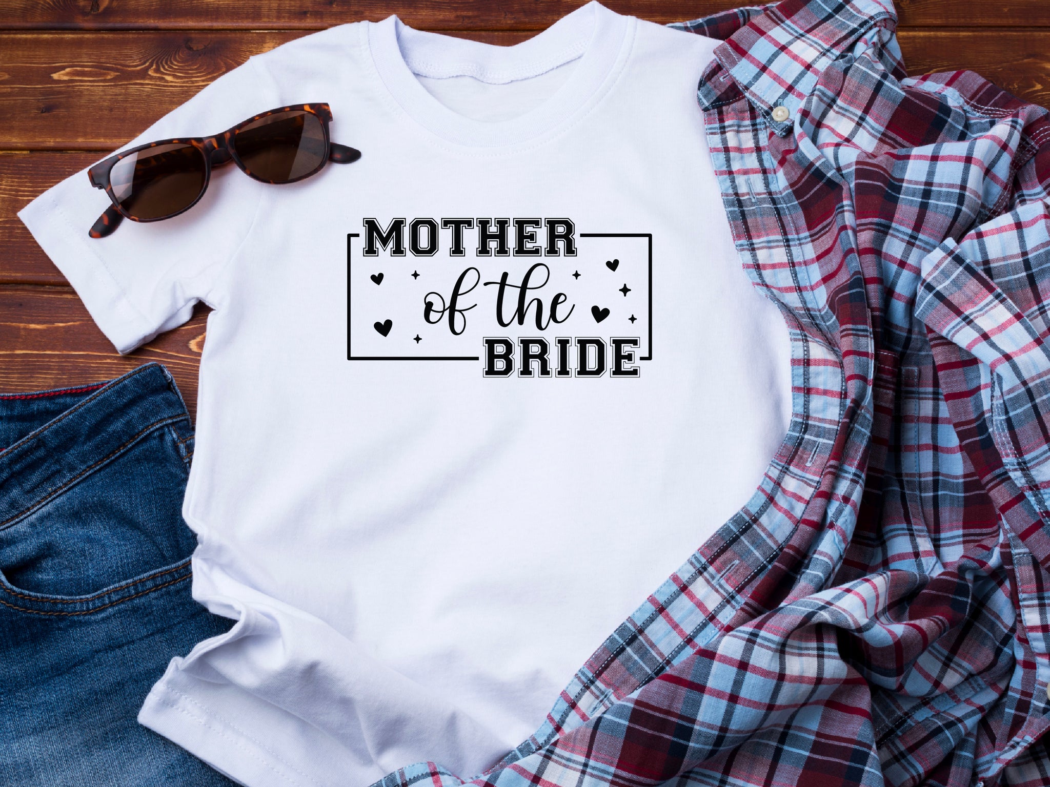 Mother of the Bride T-Shirt – Wedding Party Shirt – Bridal Shower Gift – Mom of the Bride Tee – Wedding Day Shirt