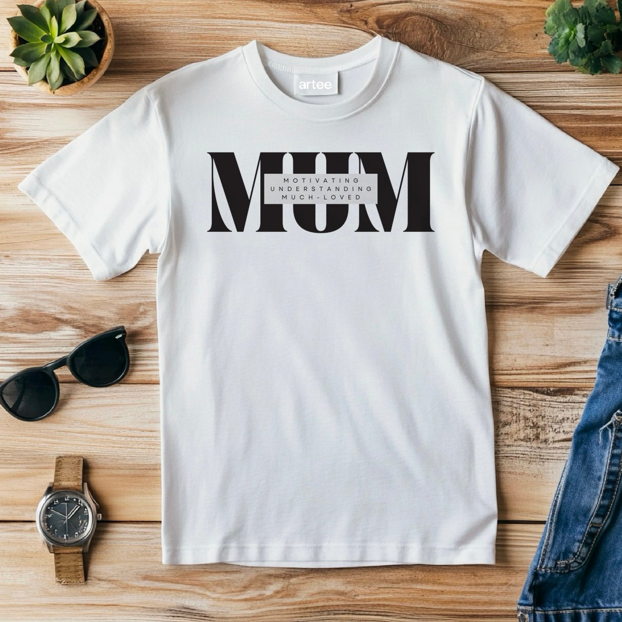 Mum Motivating T-Shirt – Inspiring Gift for Mummy, Super Moms More