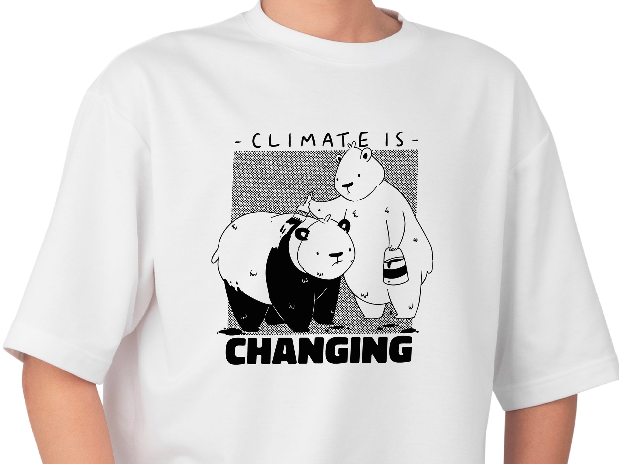 Cute Japanese Streetwear Panda T-Shirt – Panda Lover Gift, Kawaii Panda Tee