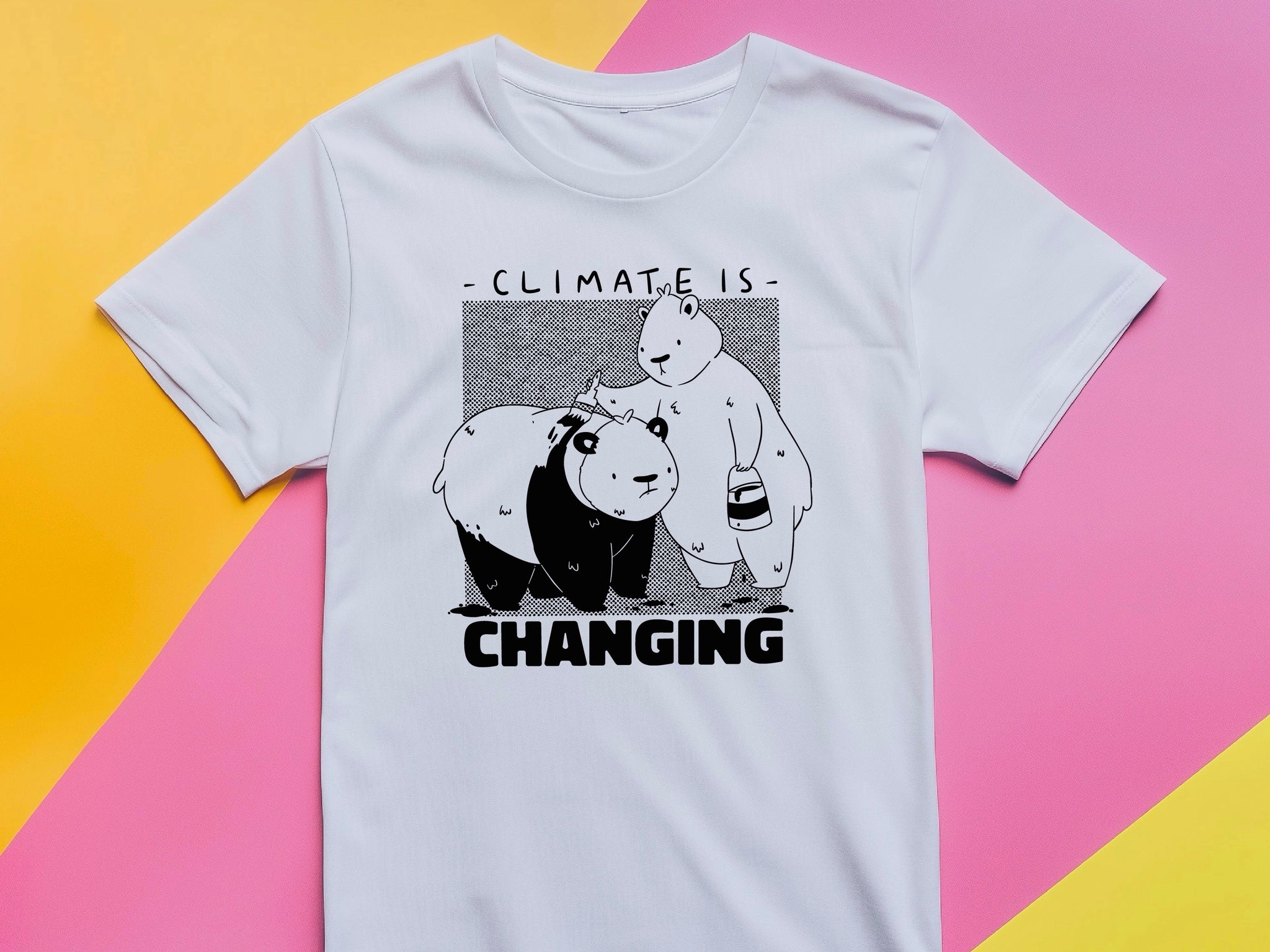 Cute Japanese Streetwear Panda T-Shirt – Panda Lover Gift, Kawaii Panda Tee