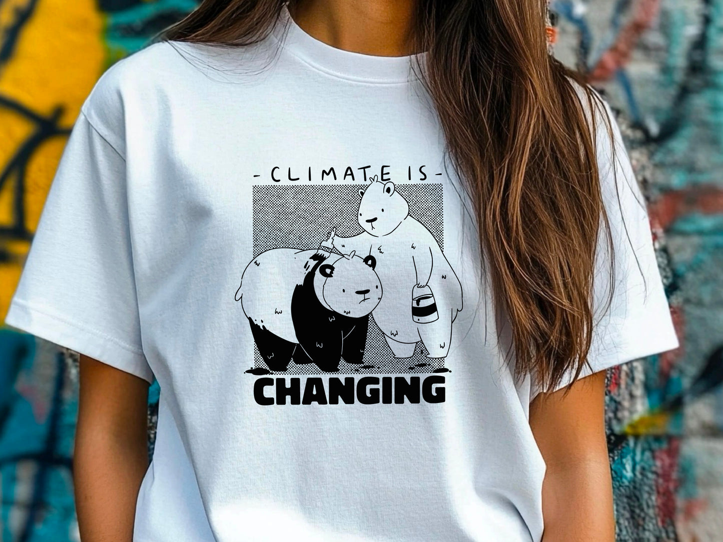 Cute Japanese Streetwear Panda T-Shirt – Panda Lover Gift, Kawaii Panda Tee