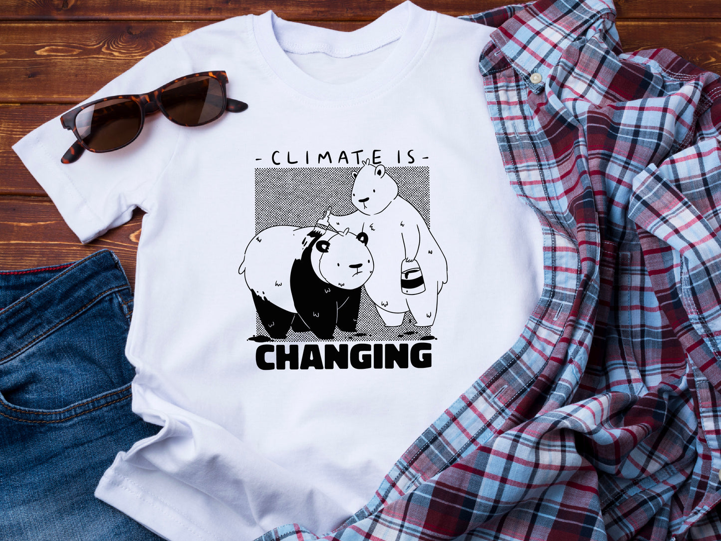 Cute Japanese Streetwear Panda T-Shirt – Panda Lover Gift, Kawaii Panda Tee