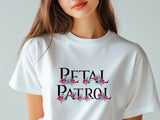 Petal Patrol T-Shirt – Flower Girl Wedding Tee – Cute Bridal Party Shirt – Toddler Wedding Outfit – Matching Ceremony T-Shirt