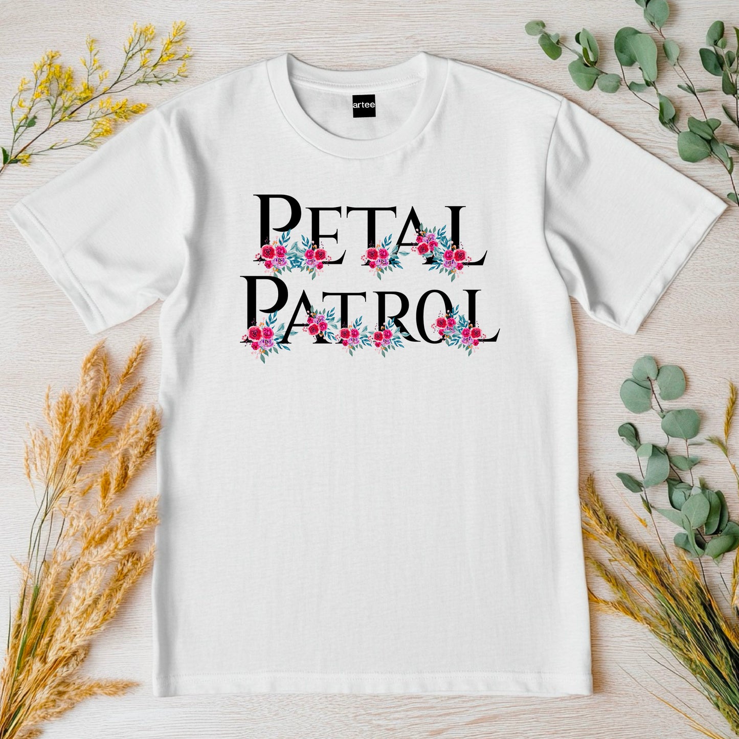 Petal Patrol T-Shirt – Flower Girl Wedding Tee – Cute Bridal Party Shirt – Toddler Wedding Outfit – Matching Ceremony T-Shirt