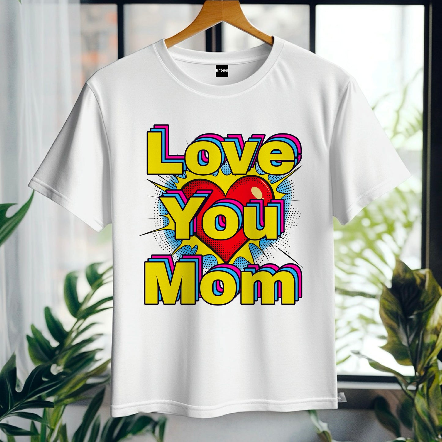 Pop art love you mom Shirt, Mom Love Shirt, Mother's Day Shirt, I Love You Mama shirt, Gift for Mama, Mother's Day Gift Shirt