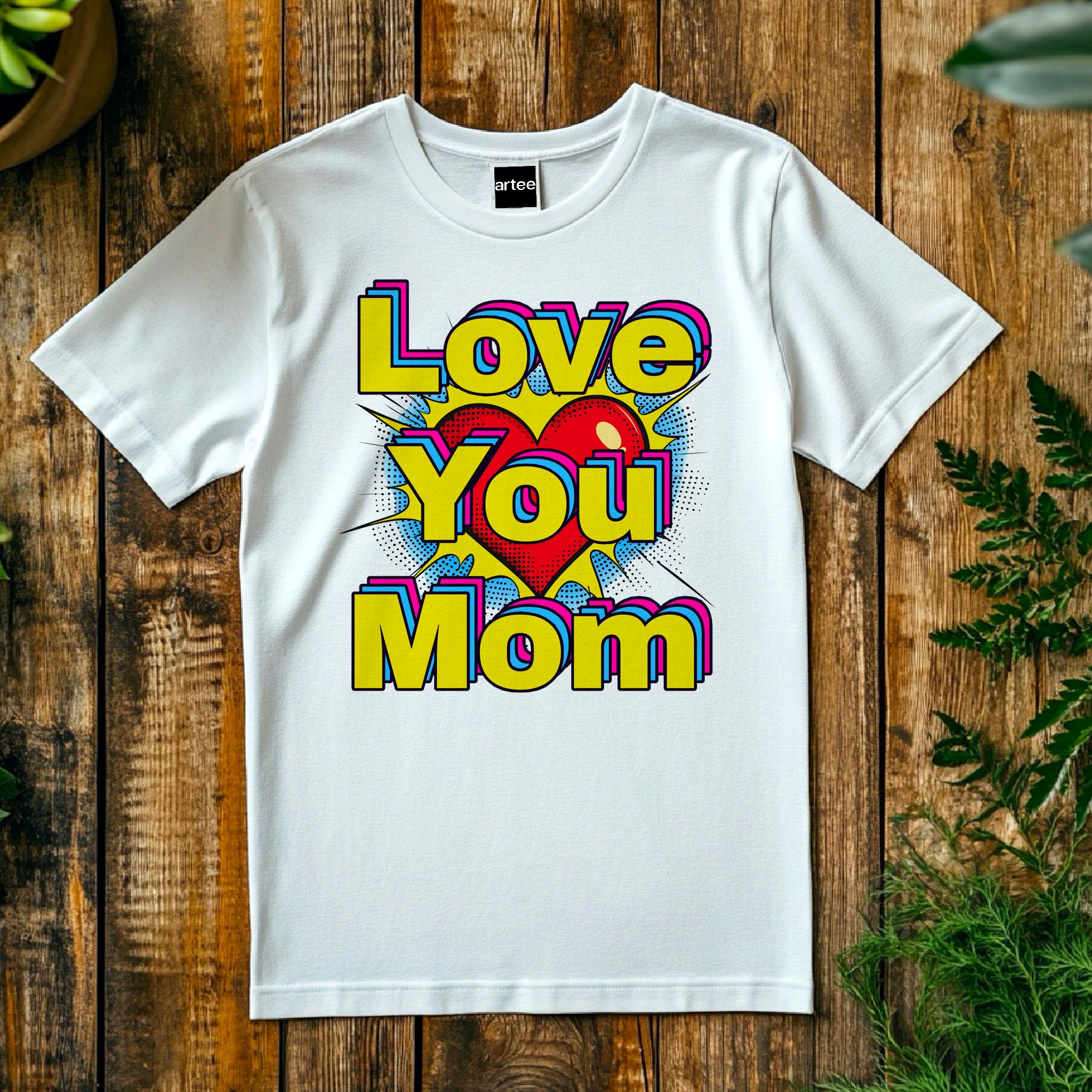 Pop art love you mom Shirt, Mom Love Shirt, Mother's Day Shirt, I Love You Mama shirt, Gift for Mama, Mother's Day Gift Shirt