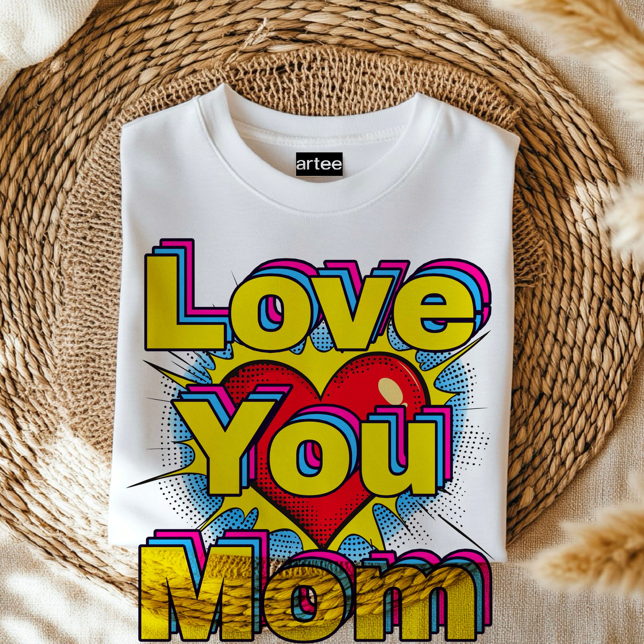 Pop art love you mom Shirt, Mom Love Shirt, Mother's Day Shirt, I Love You Mama shirt, Gift for Mama, Mother's Day Gift Shirt