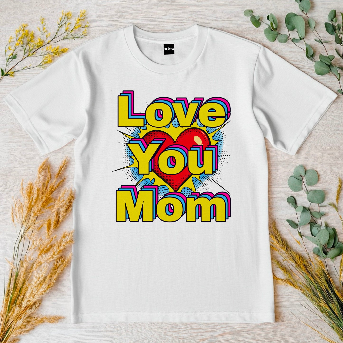 Pop art love you mom Shirt, Mom Love Shirt, Mother's Day Shirt, I Love You Mama shirt, Gift for Mama, Mother's Day Gift Shirt