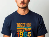 Matching Couple Tee, Husband Wife Unisex Shirt, Est 1965 Love Gift, Rings Together Since 1965 Shirt – 60th Anniversary T-Shirt