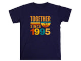 1995 Anniversary T-shirt, Matching Anniversary Shirts, Personalized Anniversary Shirt Gift for Couples, 40 Years of Marriage