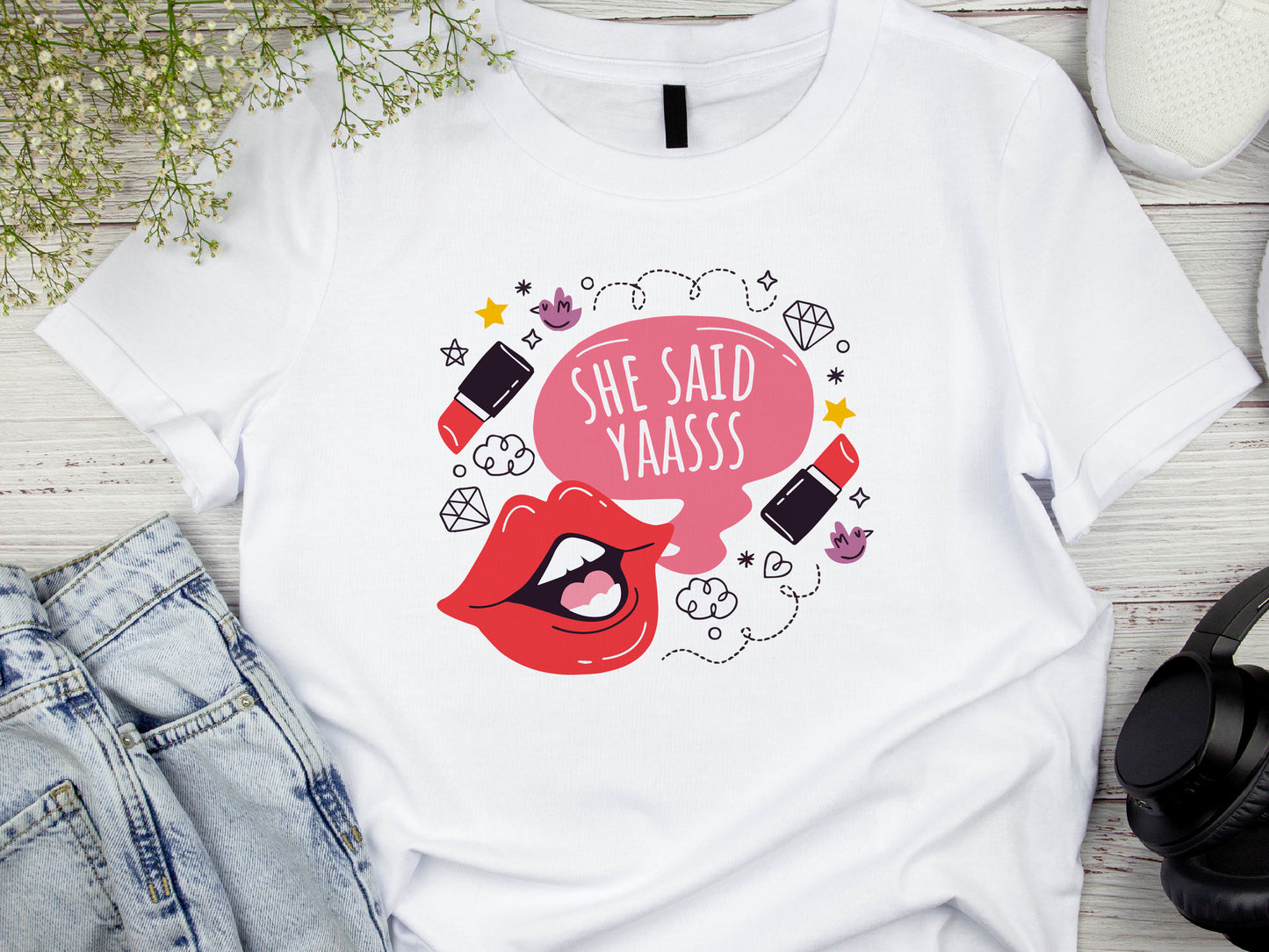 She Said Yaas T-Shirt – Engagement Party Shirt – Bride to Be Tee – Wedding Celebration Shirt – Bachelorette Party Gift