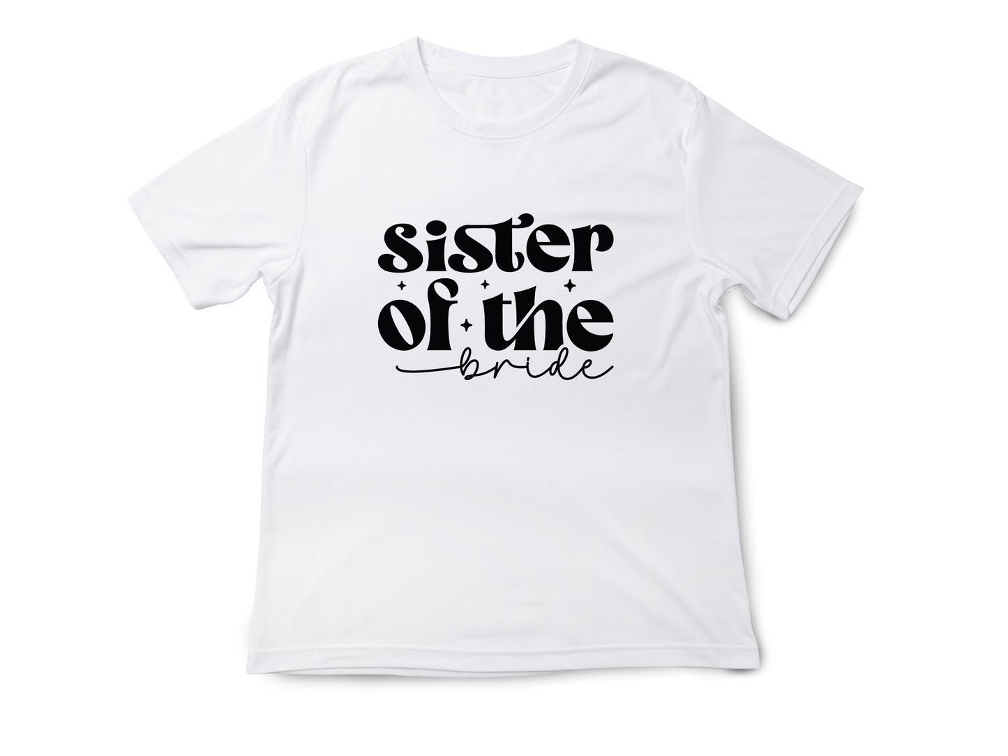 Sister of the Bride T-Shirt – Wedding Party Shirt – Bridal Party Tee – Bachelorette Gift – Bride’s Sister Shirt