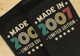 Socks 18th Birthday Gift For Men Or Women | Limited Edition Made In 2007 | 18 Years Old Funny Gift Idea