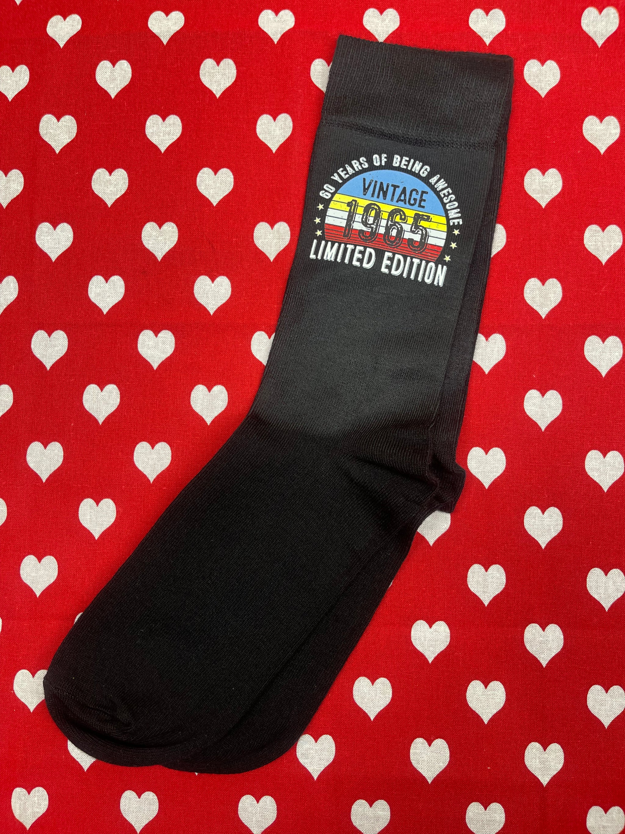 Socks 60th Birthday Gifts For Men Or Women Awesome Since 1965 60 Years Old