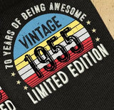 Socks 70th Birthday Gifts For Men Or Women Awesome Since 1955 70 Years Old