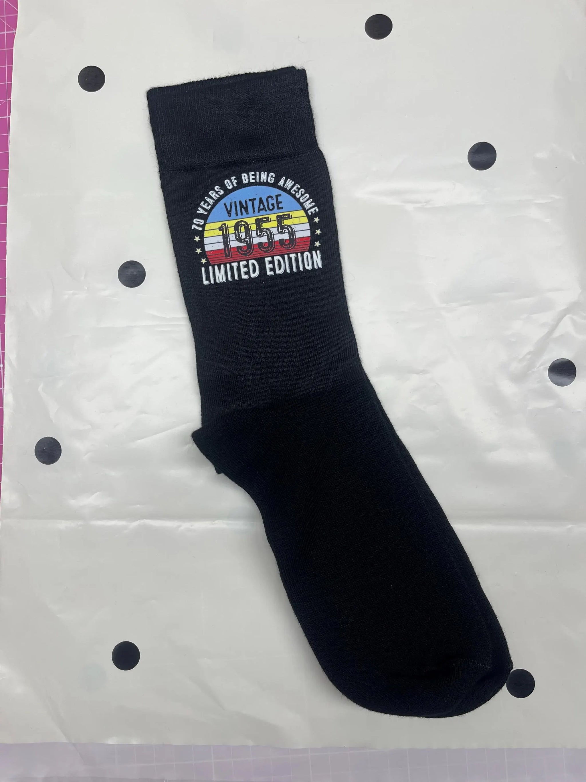 Socks 70th Birthday Gifts For Men Or Women Awesome Since 1955 70 Years Old