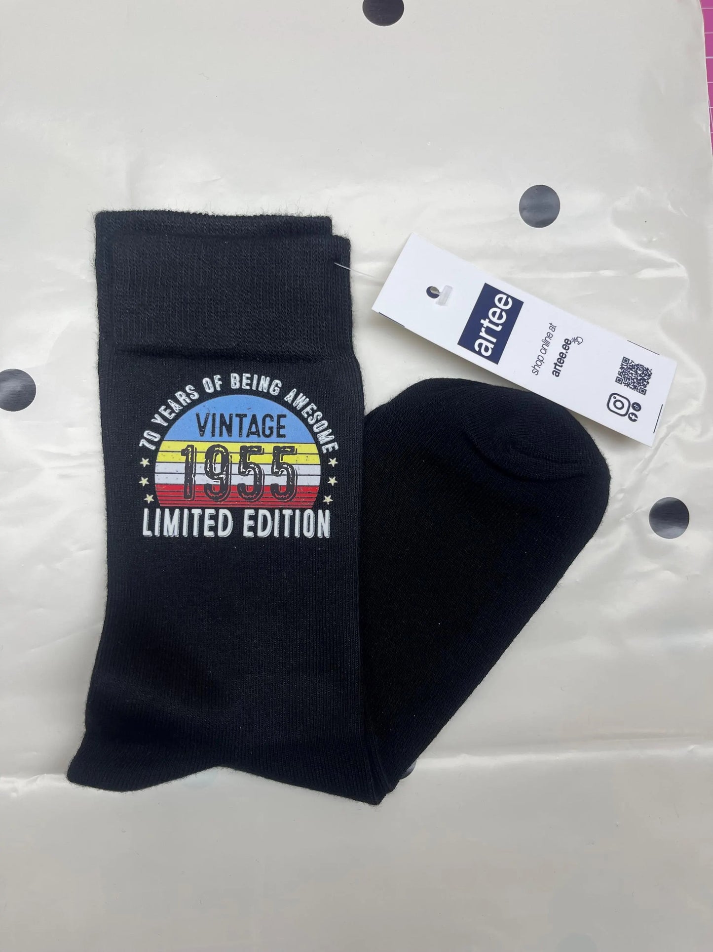 Socks 70th Birthday Gifts For Men Or Women Awesome Since 1955 70 Years Old