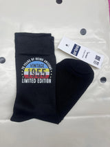 Socks 70th Birthday Gifts For Men Or Women Awesome Since 1955 70 Years Old