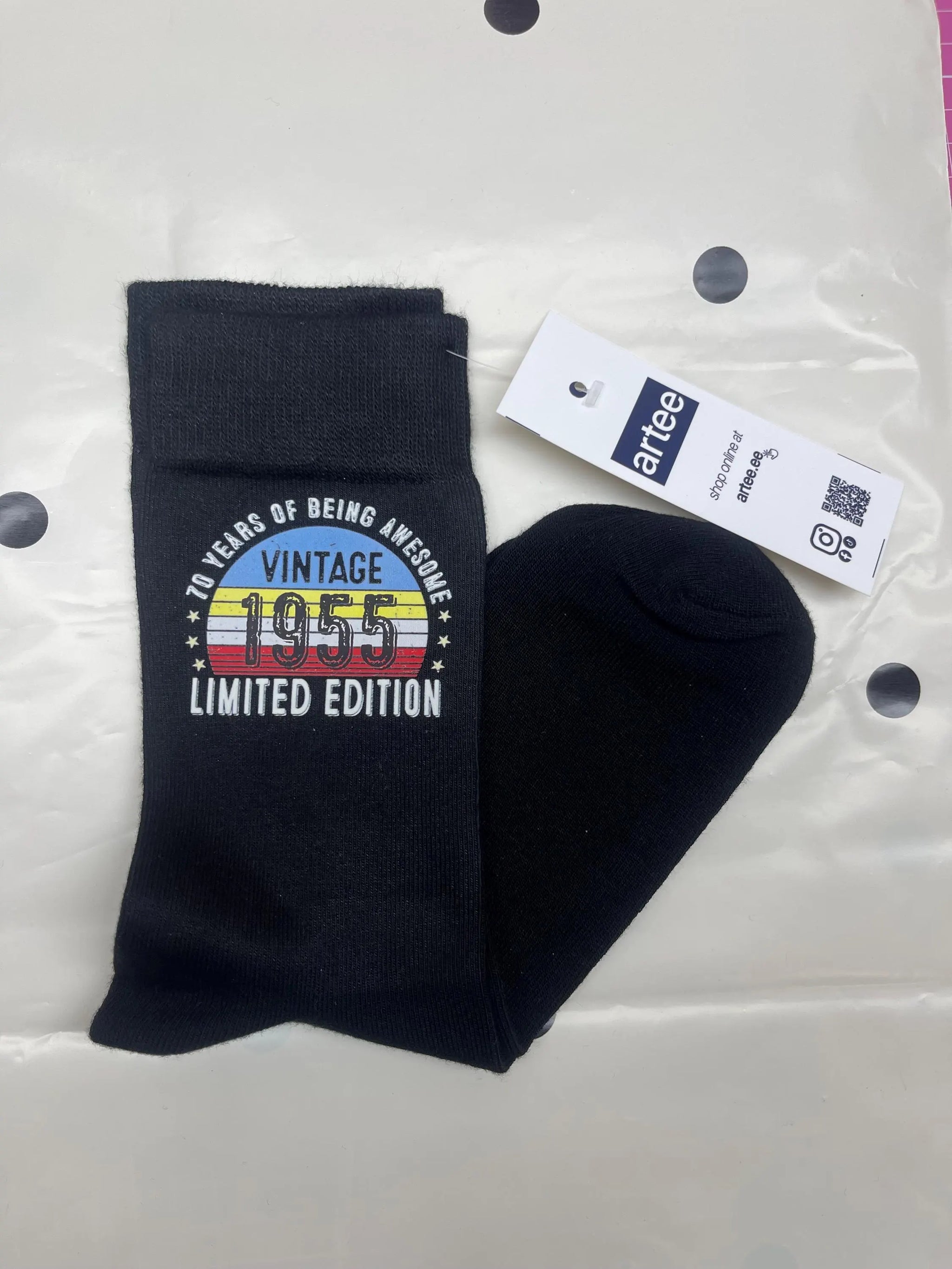 Socks 70th Birthday Gifts For Men Or Women Awesome Since 1955 70 Years Old