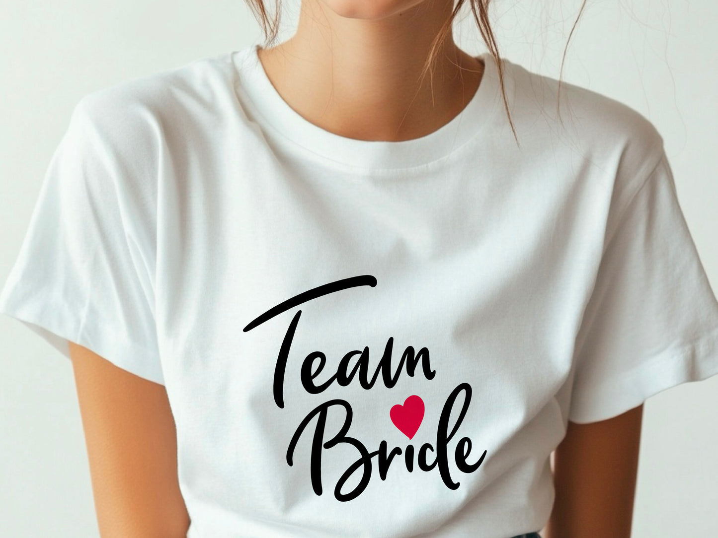 Team Bride Shirt – Festive Wedding Party T-Shirt – Bachelorette Party Tee – Matching Bridal Squad Shirts – Bride Tribe Gift Idea