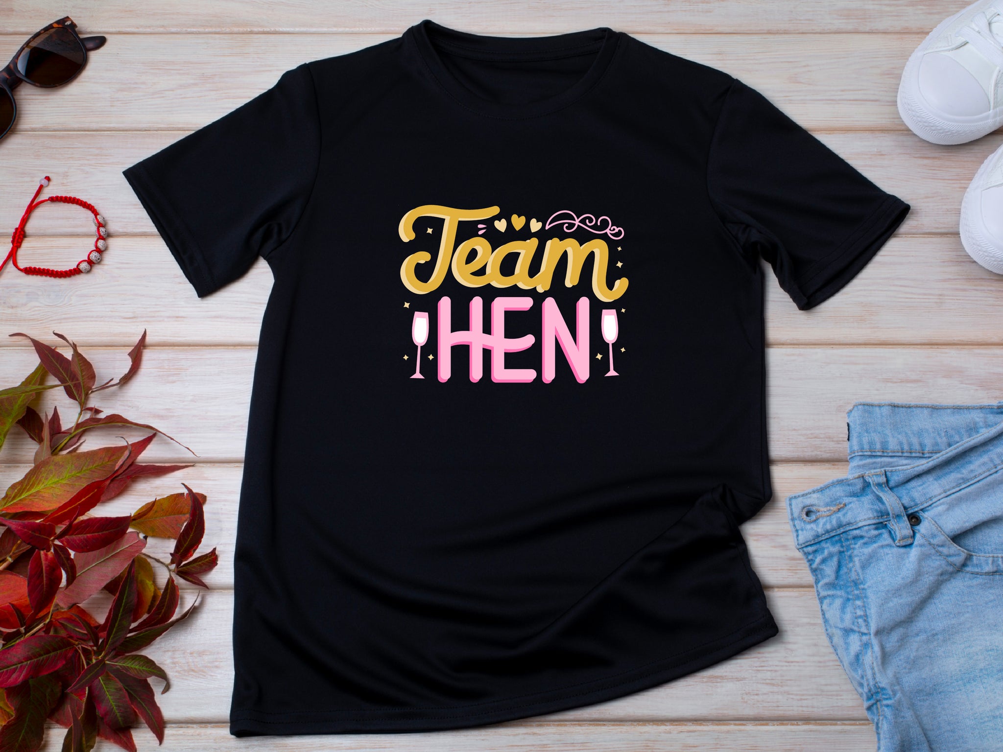 Team Hen Shirt – Hen Party T-Shirt – Bride Squad Tee – Bachelorette Party Shirt – Matching Bridal Party Shirts – UK Wedding Gift