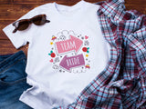 Team Bride Shirt with Arrows – Wedding Party T-Shirt – Bachelorette Party Tee – Matching Bridal Squad Shirt – Bride Tribe Outfit