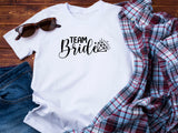 Team Bride Shirt – Black Diamond Wedding T-Shirt – Bachelorette Party Tee – Matching Bridal Squad Shirt – Bride Tribe Outfit