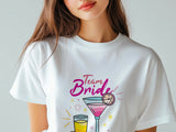 Team Bride Shirt – Cocktail Bachelorette Party Tee – Matching Bridal Party Shirt – Wedding Squad T-Shirt