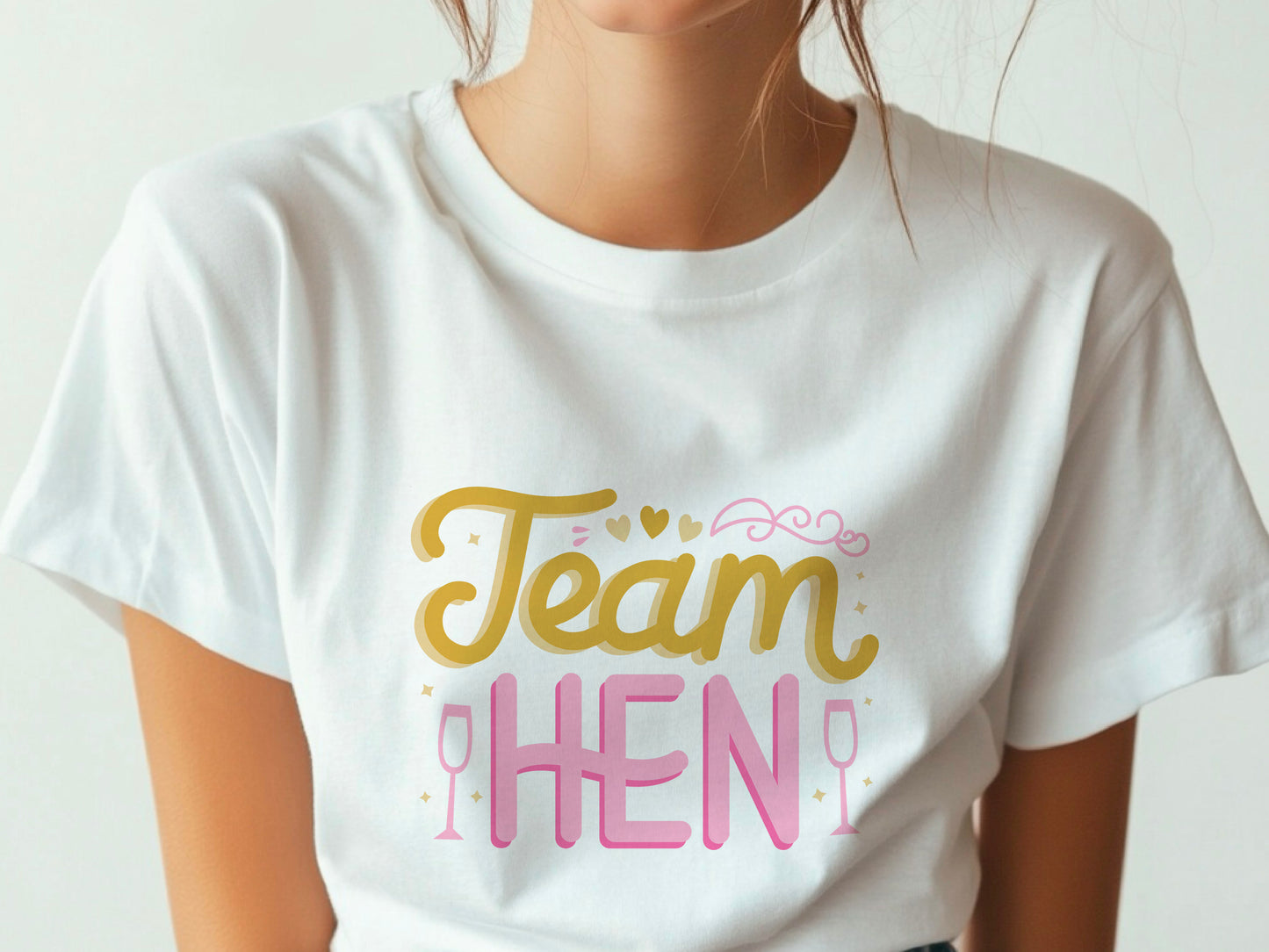 Team Hen Shirt – Hen Party T-Shirt – Bride Squad Tee – Bachelorette Party Shirt – Matching Bridal Party Shirts – UK Wedding Gift